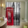london big ben pattern shower curtain (AT)