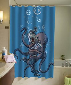octopus the sea Shower Curtain (AT)