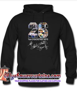 26 Years of Backstreet Boys All Signatures Hoodie (AT)