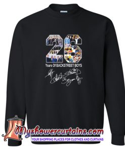 26 Years of Backstreet Boys All Signatures Sweatshirt (AT)