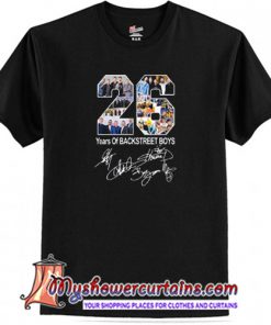 26 Years of Backstreet Boys All Signatures T-Shirt (AT)
