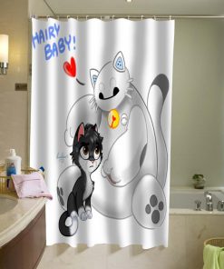 Baymax and Hiro Shower Curtain (AT)