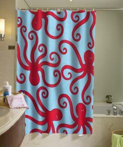 Cute Octopus Shower Curtain (AT)