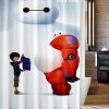 Disney Big Hero 6 Baymax Hiro movie Shower Curtain (AT)