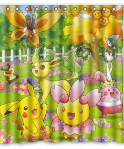 Ganma Pokemon Pikachu Shower Curtain (AT)