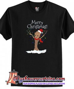 Groot Merry Christmas T-Shirt (AT)