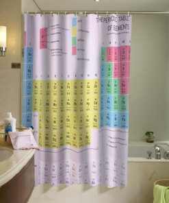 Periodic Table Special Custom Shower Curtain (AT)