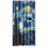 Tardis Doctor Who Starry Night Shower Curtain (AT)