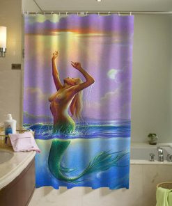 mermaid sexy shower curtain (AT)