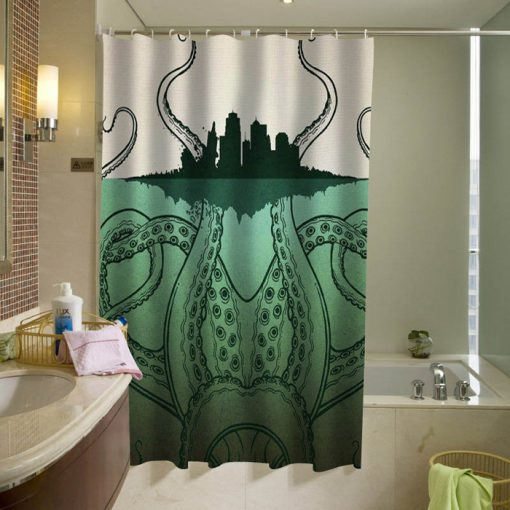 octopus sheep shower curtain (AT)