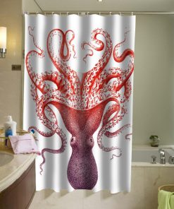octopus shower curtain (AT)