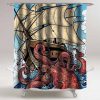 the octopus attack shower curtain customized design for home decor (AT)