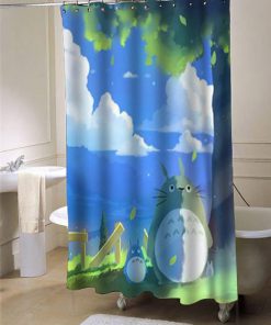 totoro summer shower curtain customized design for home decor (AT)