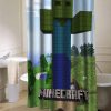 BrickGame minecraft shower curtain (AT)