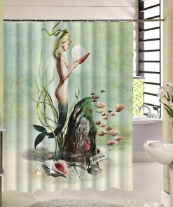 Customized Sexy Mermaid Shower Curtains (AT)