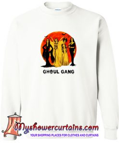 Elvira Morticia Lily Bride Ghoul Gang Halloween Sweatshirt (AT)