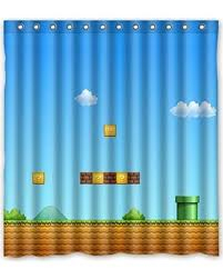 Ganma Ganma Super Mario Game Shower Curtain (AT)