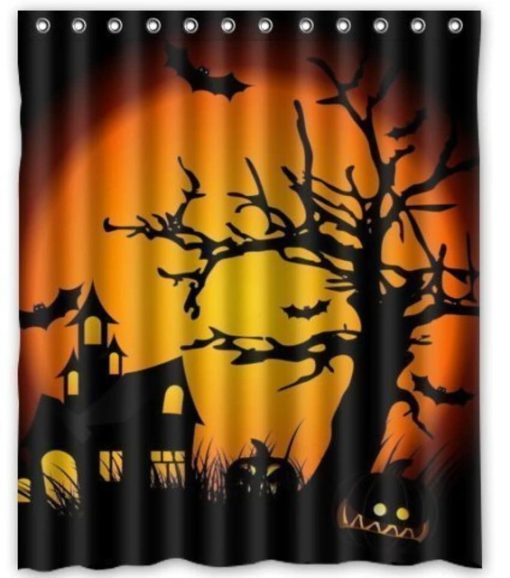 Happy Halloween Shower-Curtain (AT)