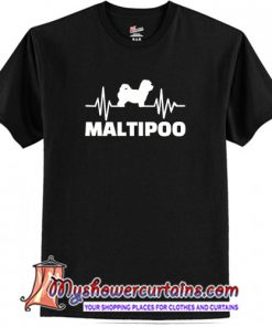 Heartbeat Maltipoo T-Shirt (AT)