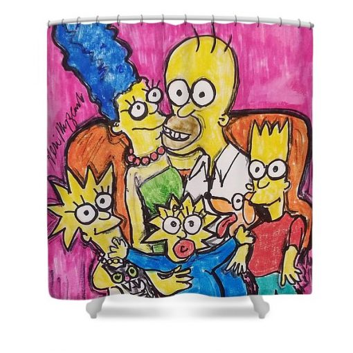 Homer Simpson Shower Curtains (AT)