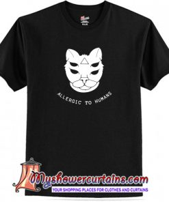 Humans Alien cat funny T-Shirt (AT)