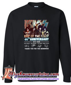 Kiss 46th Anniversary 1973-2019 Sweatshirt (AT)