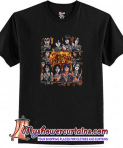 Kiss Band Characters T-Shirt (AT)