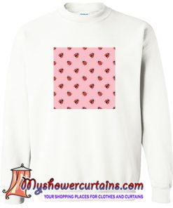 Ladybug Pattern Crewneck Sweatshirt (AT)