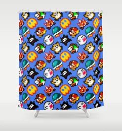 Mario Bros Shower Curtains (AT)