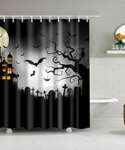 Methodical Furniture Halloween Shower Curtains (AT)
