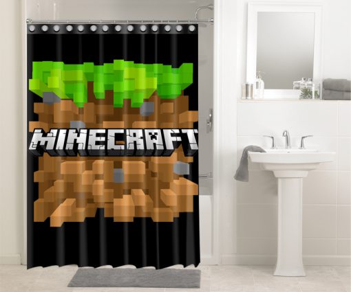 Minecraft Creeper Shower-Curtain (AT)