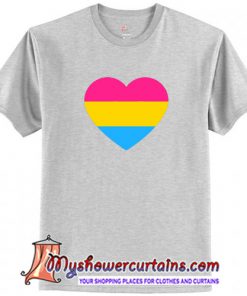 Pansexual Heart T-Shirt (AT)