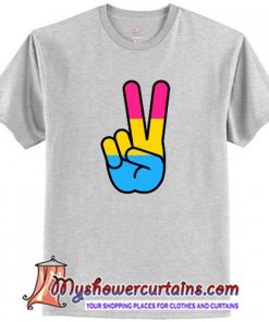 Pansexual Peace sign T-Shirt (AT)