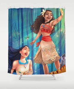 Pocahontas & Moana Shower Curtain (AT)
