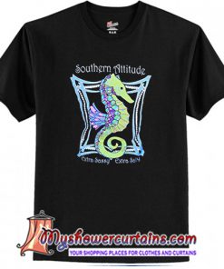 Southern Attitude Seahorse Back T-Shirt (AT)
