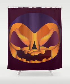 The face of Halloween Shower Curtain (AT)
