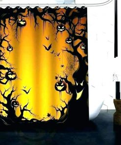 halloween shower-curtain (AT)