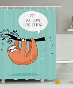 Ambesonne Animal Shower Curtain (AT)
