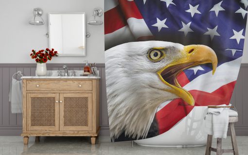 American Eagle Shower Curtain (AT)
