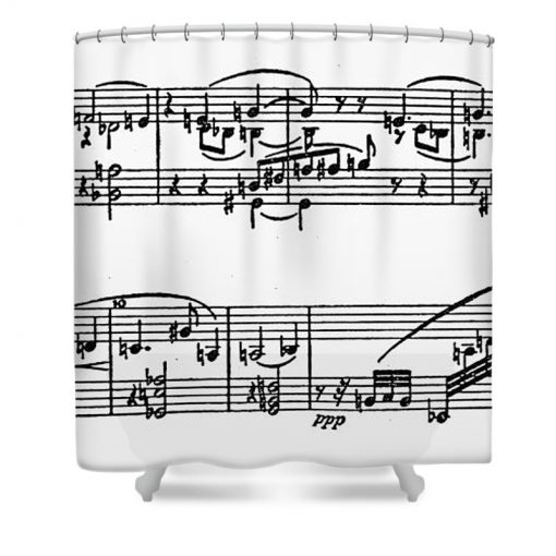 Arnold Schoenberg Shower Curtain (AT)