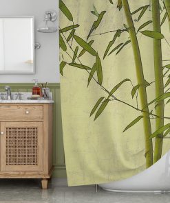 Bamboo art Shower Curtain (AT)