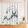 Cartoon Totoro White Home Shower Curtain (AT)