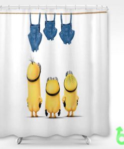 Cheap Cartoon Minions Funny Shower Curtain (AT)
