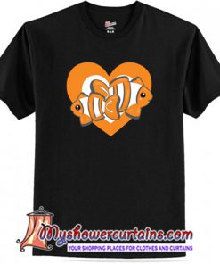 Cute Clownfish Heart T-Shirt (AT)