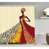 East Urban Home East Urban Home African Girl Decor Shower Curtain (AT)