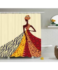 East Urban Home East Urban Home African Girl Decor Shower Curtain (AT)