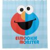 Elmo and Cookie Half Face Shower Curtain (AT)