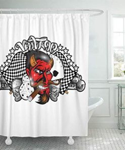 Emvency Decorative Shower Curtain (AT)