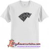 Floral Wolf Game Of Thrones T-Shirt (AT)