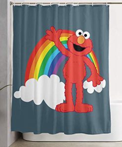 Gaoger Elmo's World Bathroom Shower Curtain (AT)